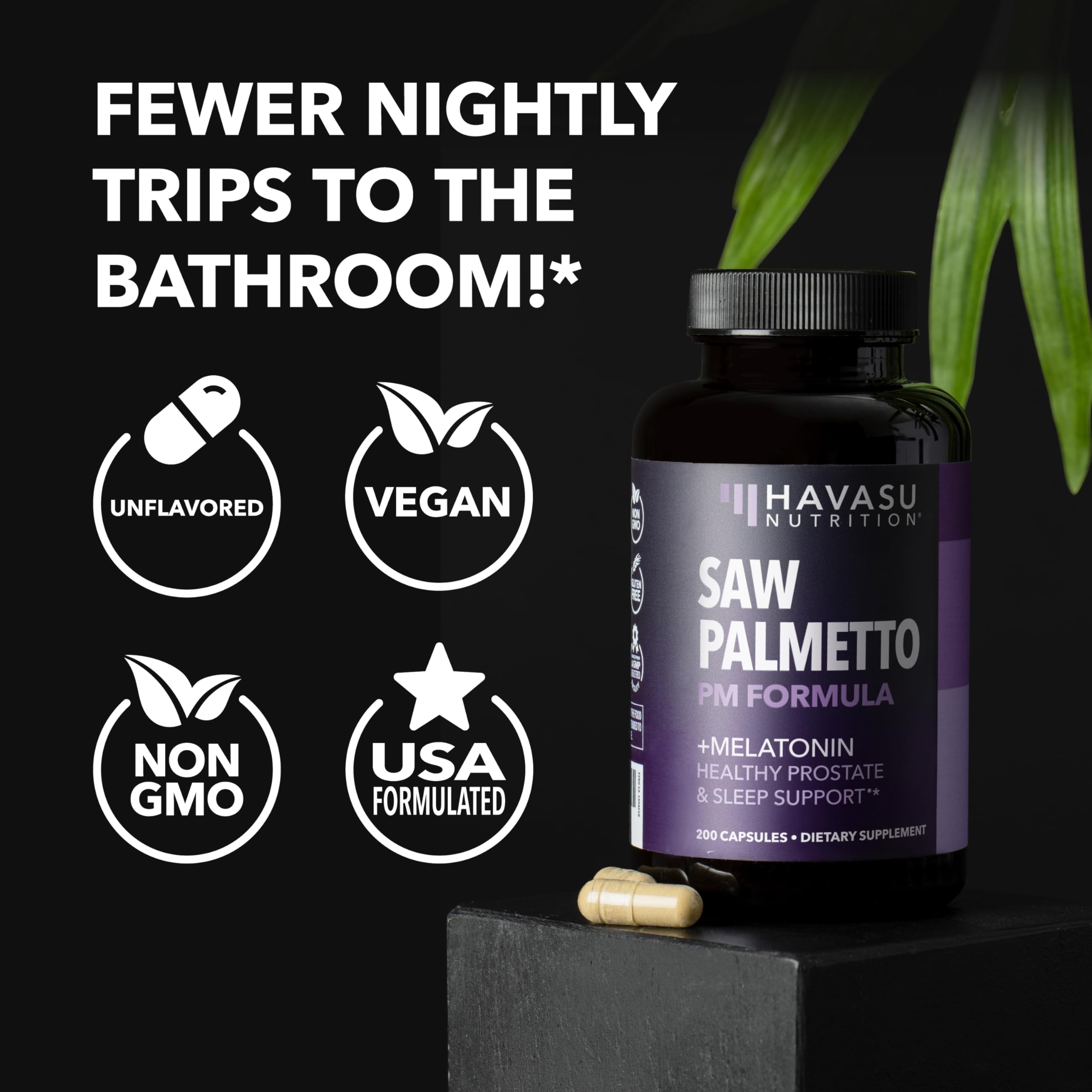 HAVASU Nutrition Palmetto PM sueño reparador tras la toma nocturna