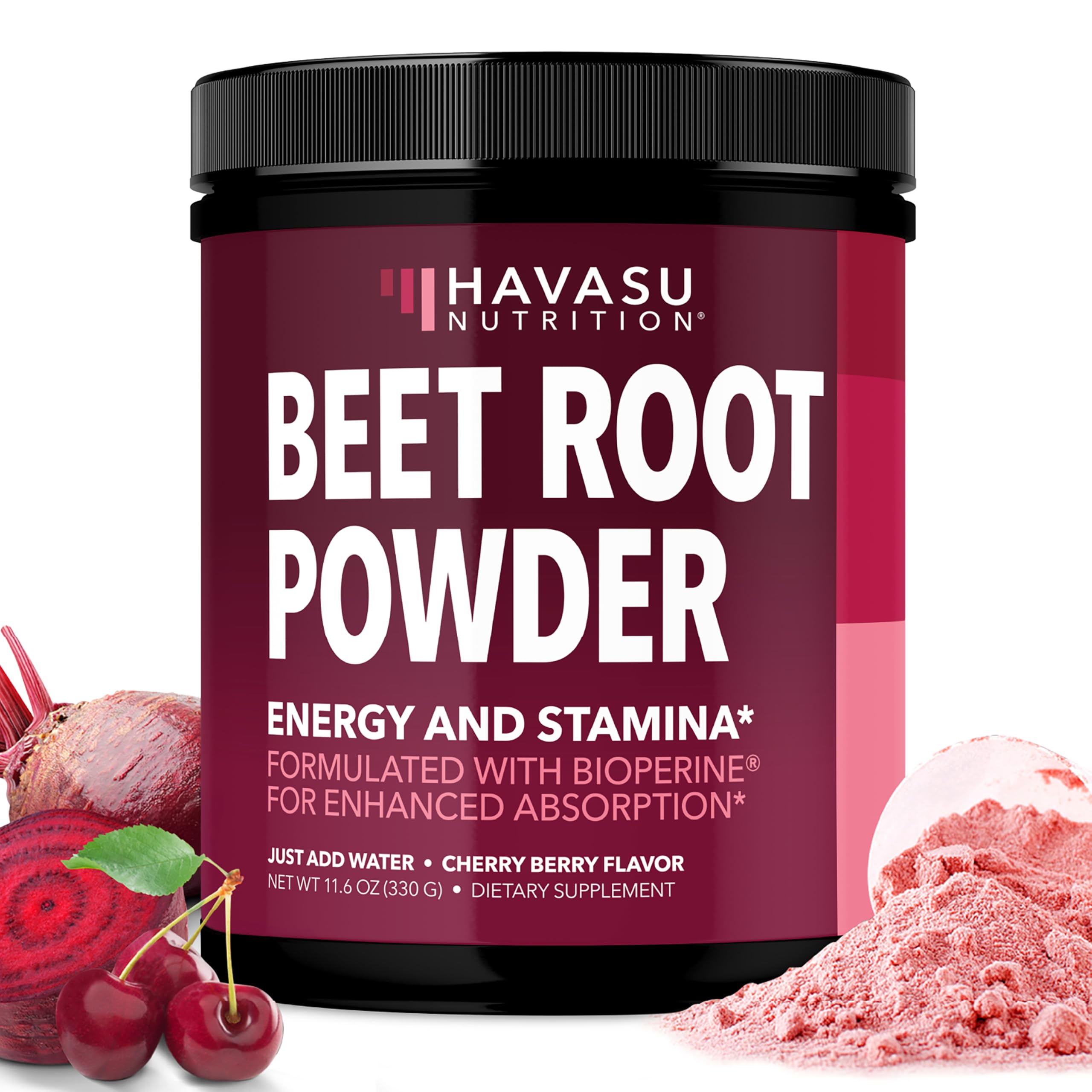 HAVASU NUTRITION polvo de remolacha orgánica para energía sostenida