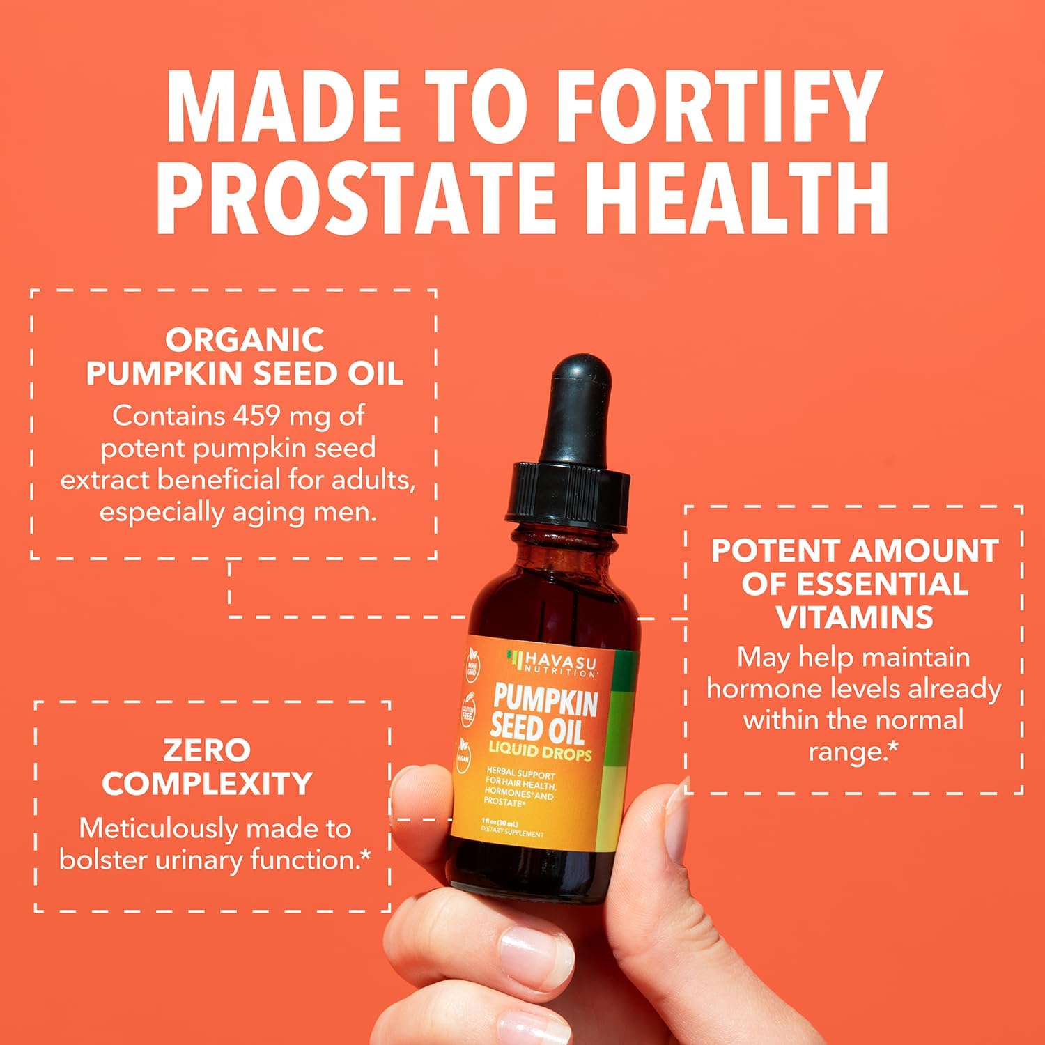HAVASU NUTRITION Pumpkin Seed Oil, para batidos nutritivos.