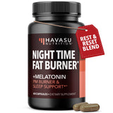 HAVASU NUTRITION quema grasas nocturna: cápsulas para controlar antojos nocturnos