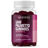Gomas HAVASU Saw Palmetto Biotin en frasco para cabello saludable