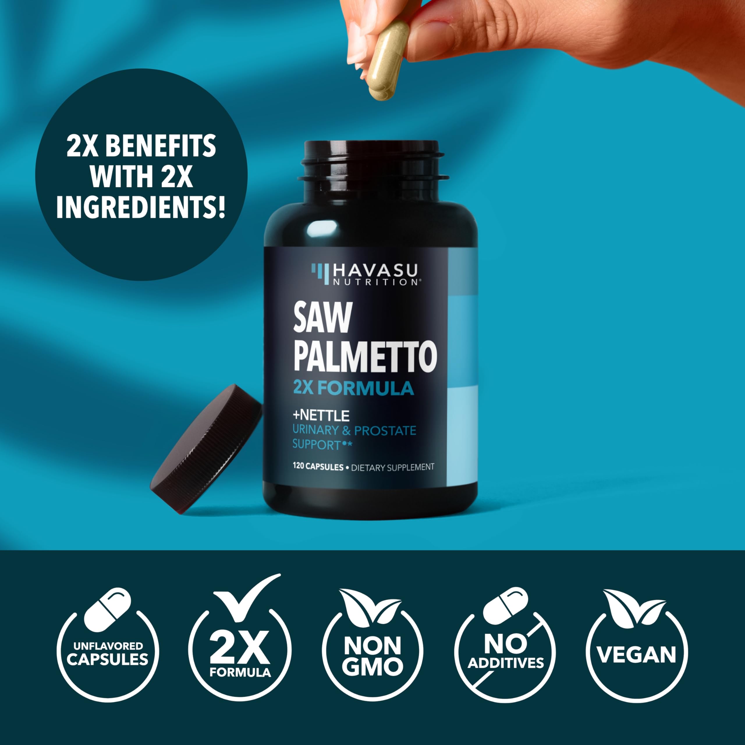 Ambiente hogareño con HAVASU NUTRITION Saw Palmetto Ortiga, estilo de vida saludable.