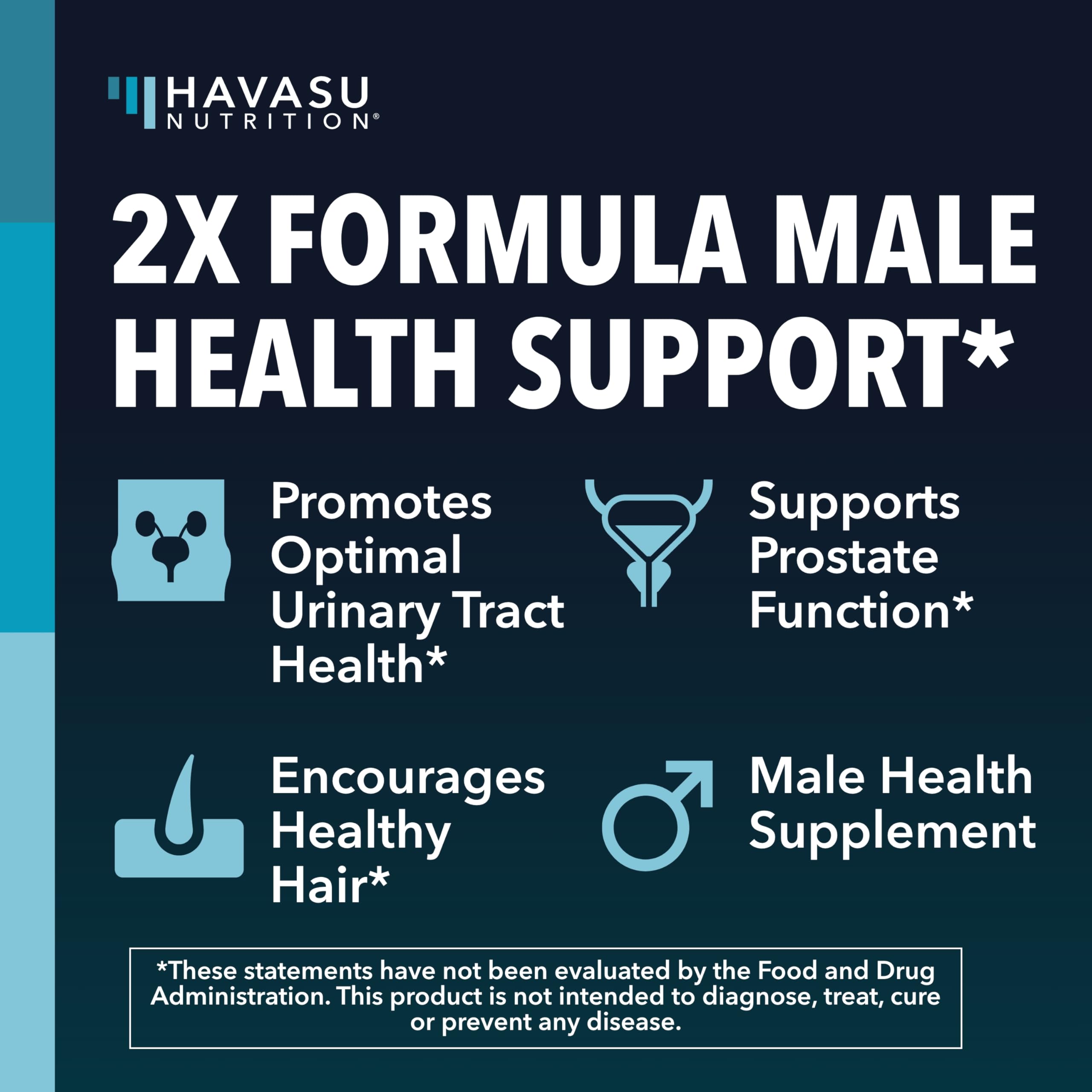 Etiqueta de HAVASU NUTRITION Saw Palmetto Ortiga, detalle de composición y beneficios.