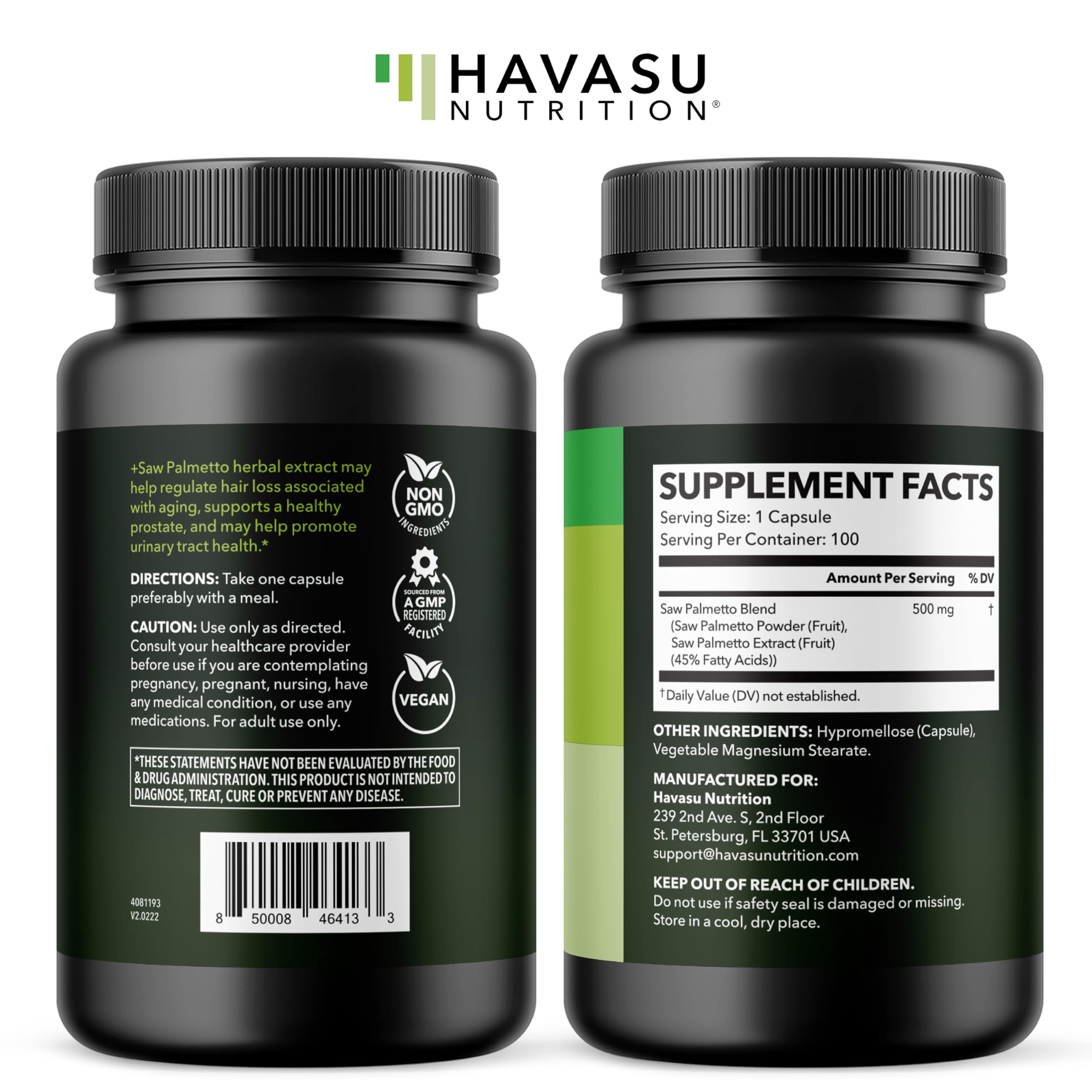 Presentación de Havasu Saw Palmetto en caja, visión general de uso diario.