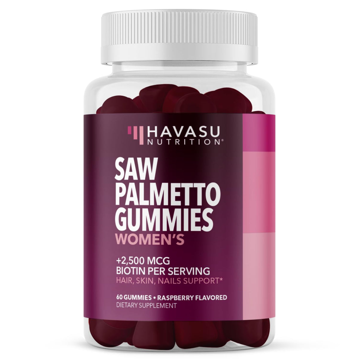 Gomitas Serenoa de Havasu para cabello más fuerte