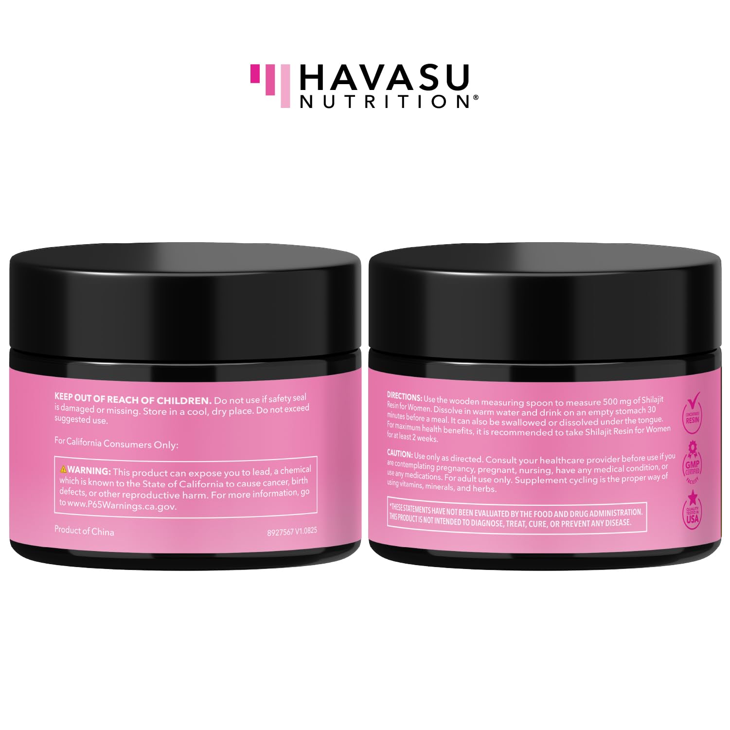 HAVASU NUTRITION Shilajit: ritual diario en altitud para consistencia