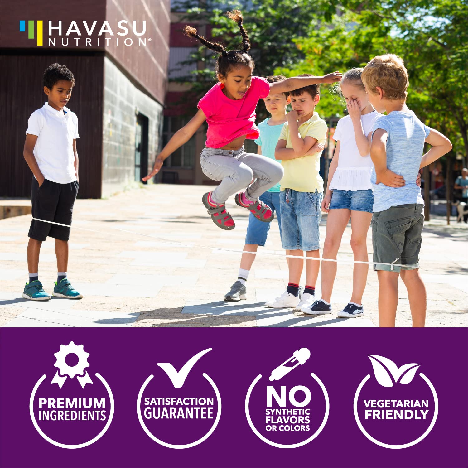 Uso diario familiar con Havasu Nutrition, complemento suave para todos
