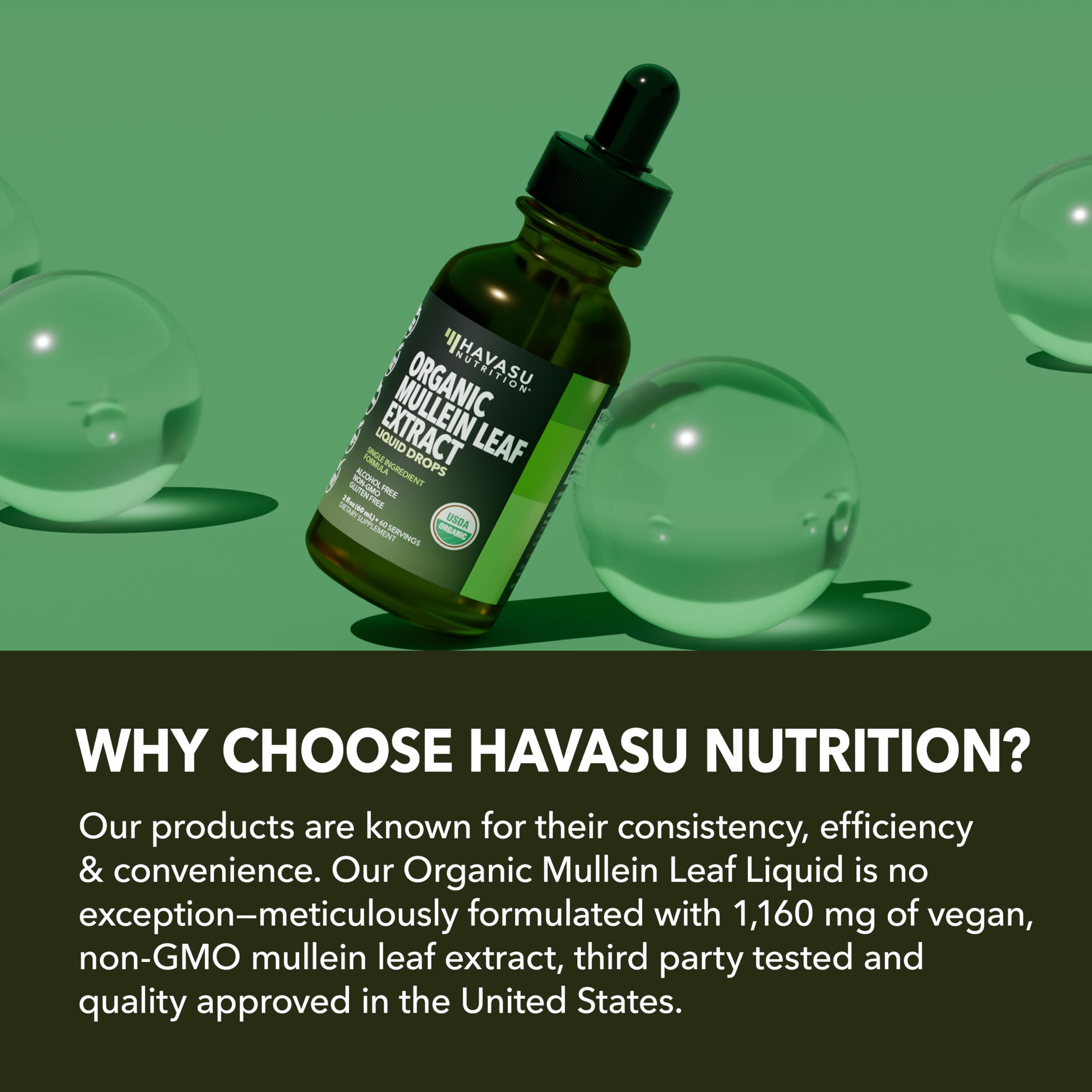 Uso diario de gotas HAVASU para vías respiratorias limpias.