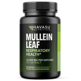 HAVASU NUTRITION Verbasco hojas cápsulas para apoyo pulmonar y bienestar respiratorio