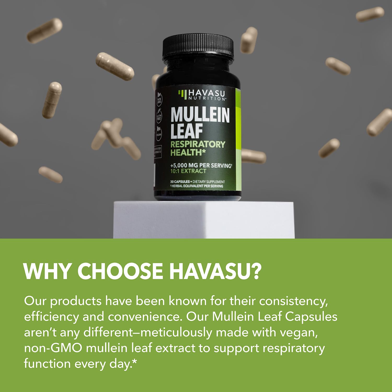 HAVASU NUTRITION Verbasco ingredientes veganos y puros