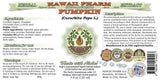 Hawaii Pharm Calabaza Semilla Glicerito, etiqueta, información clara y útil.