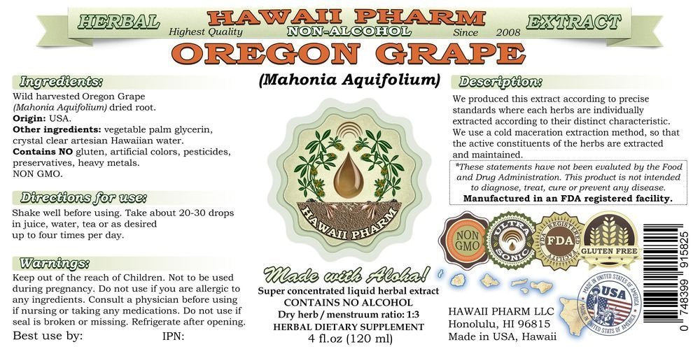 Goterro Hawaii Pharm Oregon Grape listo para mezclar sin alcohol.
