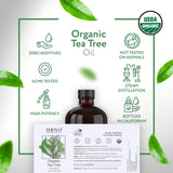 HBNO aceite de árbol de té listo para limpiadores naturales en casa