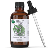 HBNO Aceite de Árbol de Té en botella de 120 ml para aromaterapia y cuidado de la piel