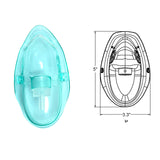 HD HOUDELL mascarilla de oxígeno con diseño duradero para uso diario.