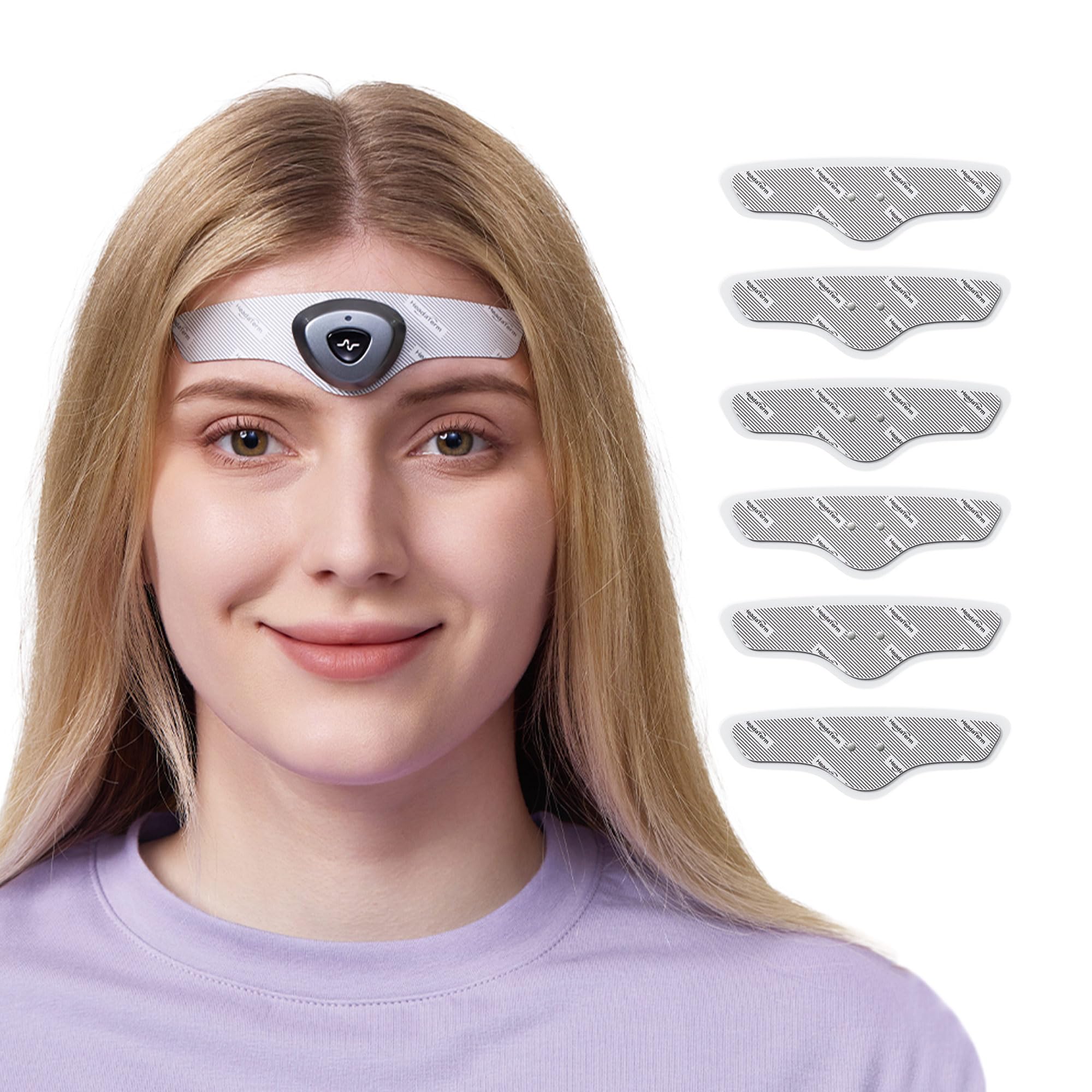 HeadaTerm 2 alivia migrañas en la frente con estimulación precisa para confort rápido