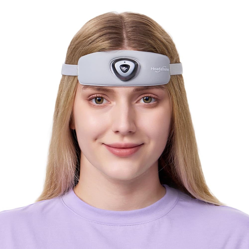 HeadaTerm 2: vista frontal del dispositivo para alivio de migrañas sin fármacos