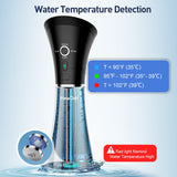 HeaDot detección de temperatura del agua para mayor seguridad.