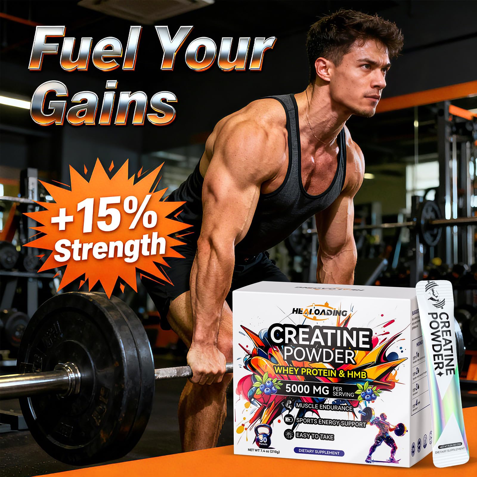 Apto para todos los niveles de entrenamiento con HEALOADING
