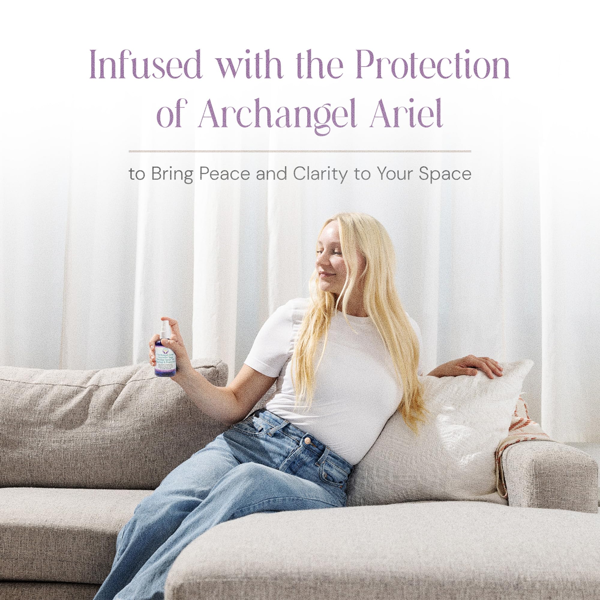 Arcángel Ariel energía para espacios con spray Heal The Masses