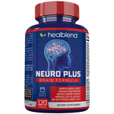 Healblend Neuro Plus: botella para enfoque diario.
