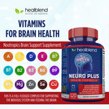 Healblend Neuro Plus: enfoque claro durante tareas desafiantes.