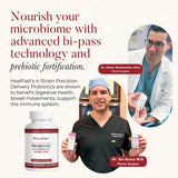 Fibras prebióticas de HealFast para alimentar probióticos