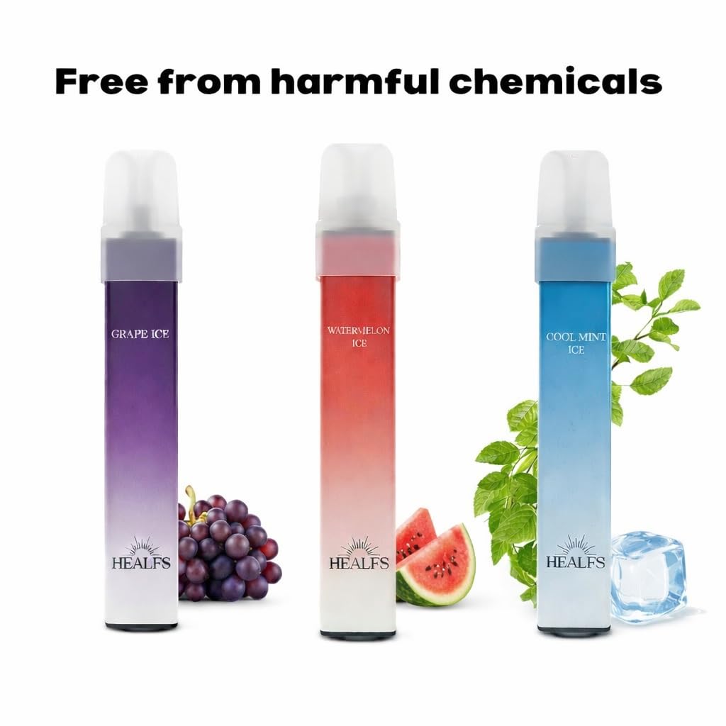 Healfs inhalador sabor sandía, aroma refrescante para pausas relajantes.