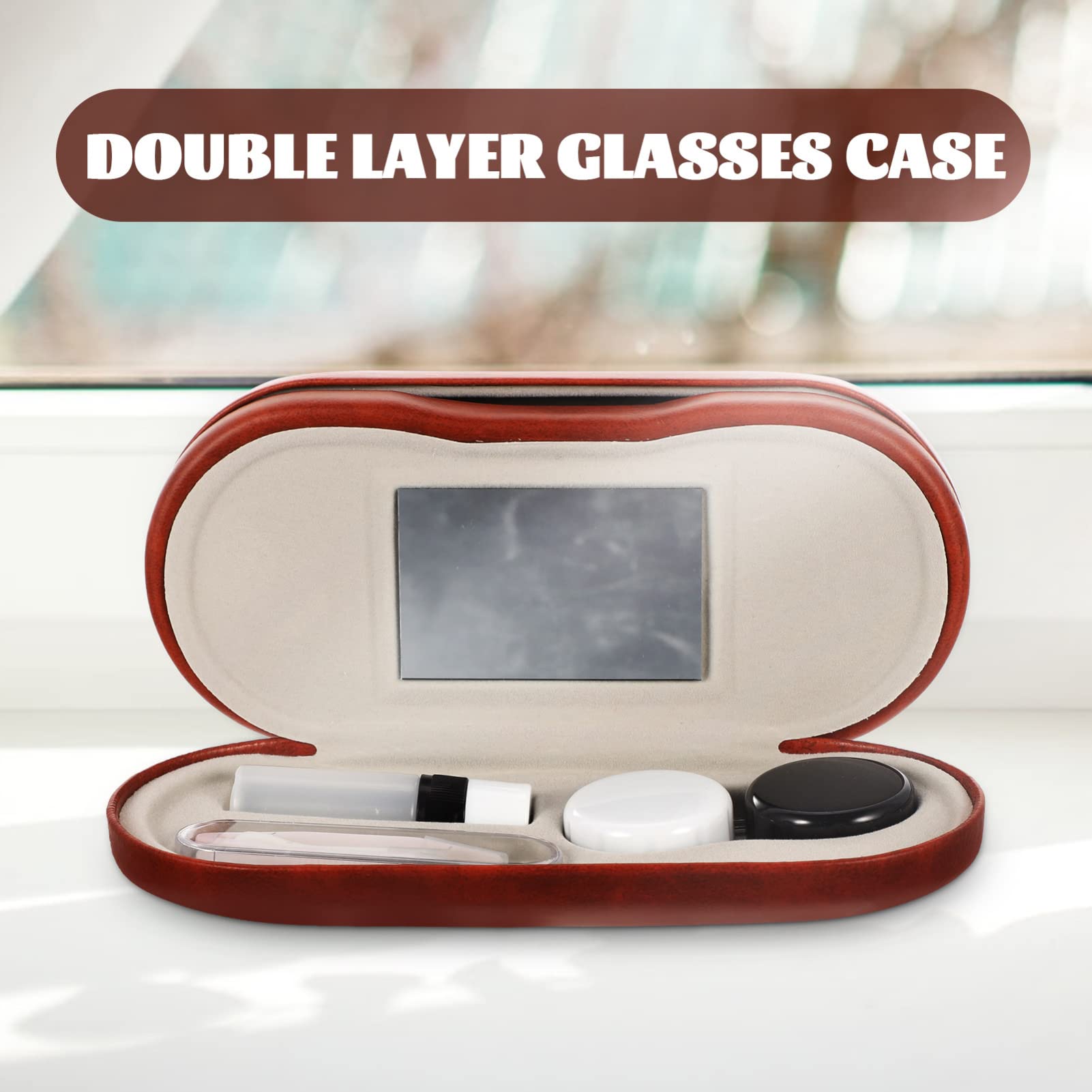 Healifty diseño dual para anteojos y accesorios, solución versátil