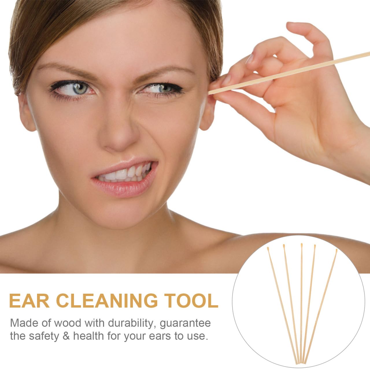 Healifty palillos de bambu con mango ergonomico para agarre comodo