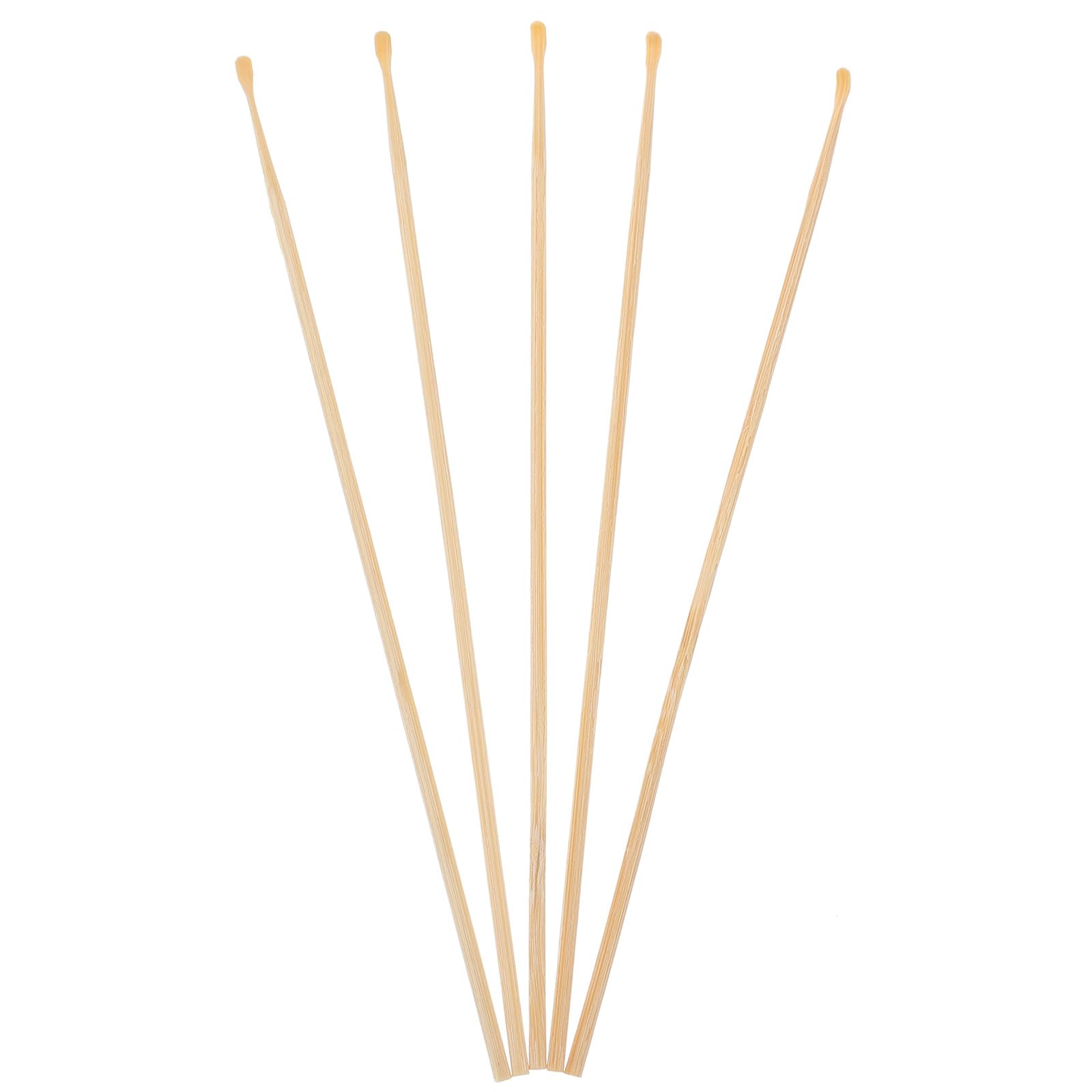Healifty palillos para orejas de bambu, set de 5 para uso domestico seguro