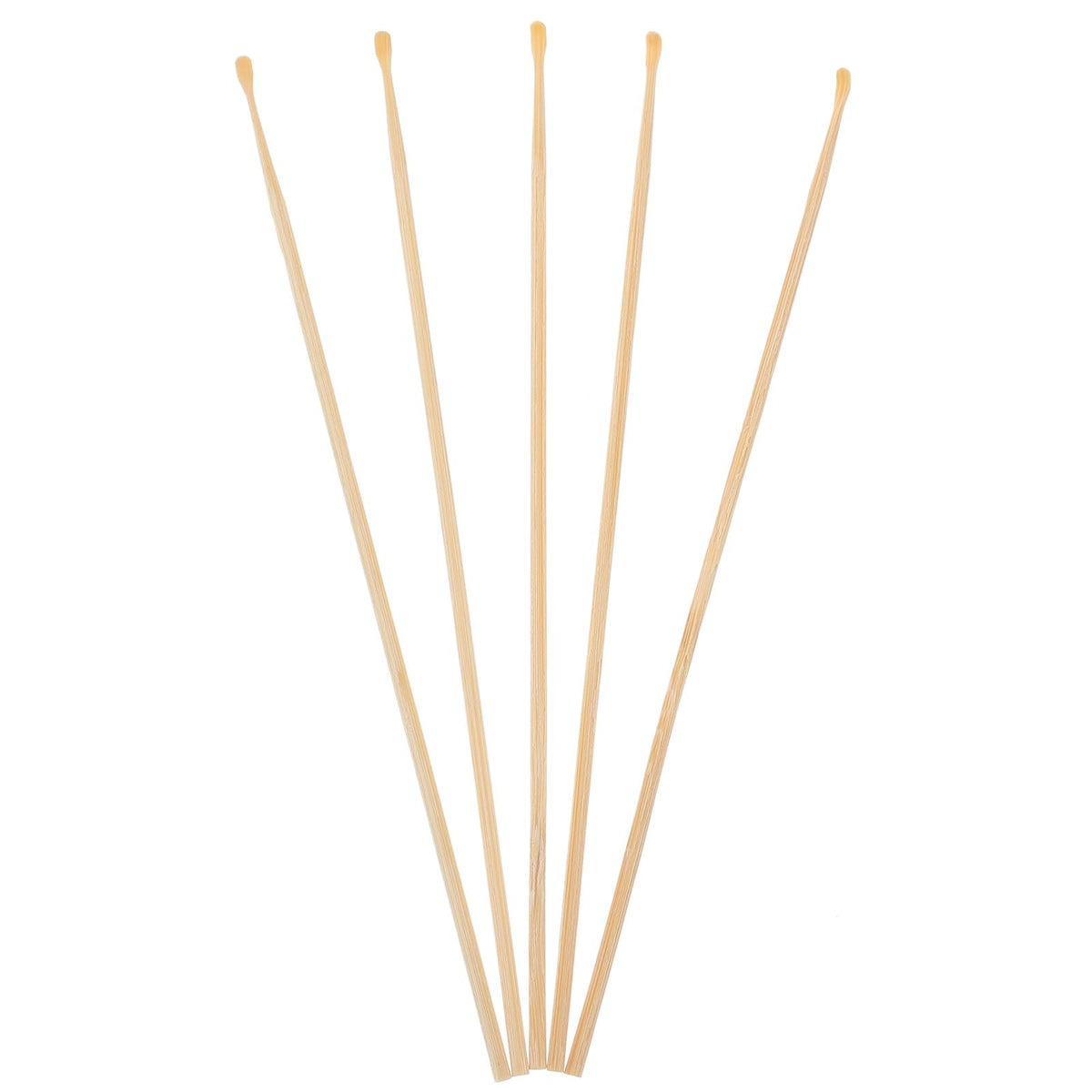 Healifty palillos para orejas de bambu, set de 5 para uso domestico seguro