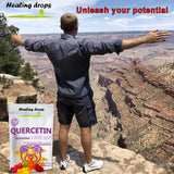 Healing Drops gomitas Quercetina 500mg para uso familiar, fácil de incorporar.