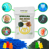 Gomitas Healing Drops Spirulina y musgo mar sabor piña, sabor afrutado y revitalizante