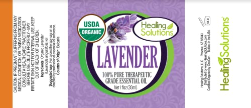 Aroma floral de lavanda Healing Solutions para relajación diaria