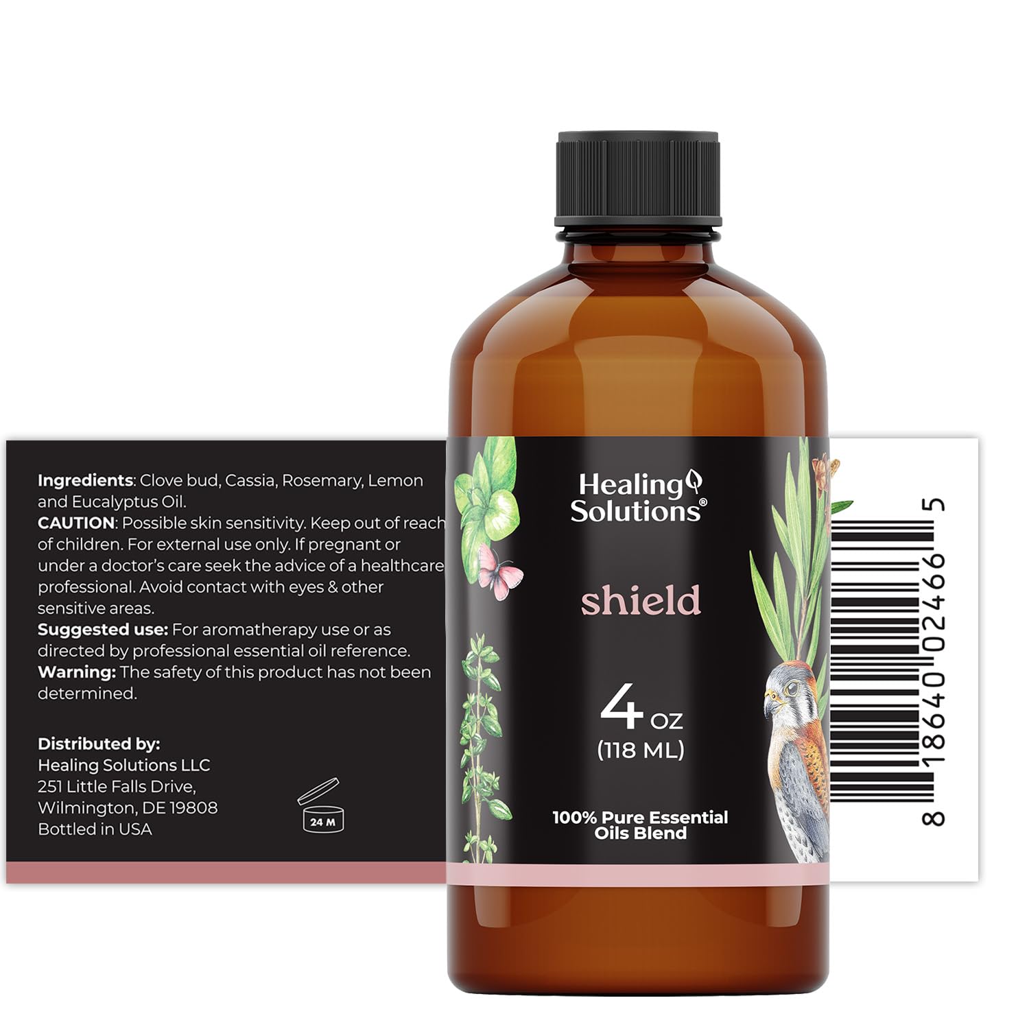 Healing Solutions Shield Blend: difusor en casa para crear un ambiente relajante.