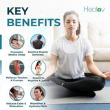 Healov Crema de Magnesio relajacion-muscular con textura suave para uso diario.