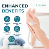 Healov Lavanda Magnesio sueño-relajante aroma suave para descanso nocturno.