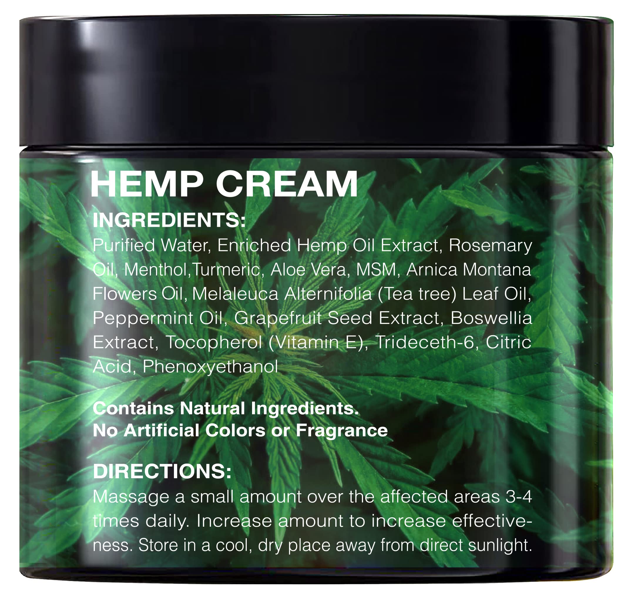 Healpark crema de cáñamo con aceite de emú y absorción suave.