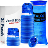 Healqu bolsas de vómito hospitalarias, capacidad de 1000 ml, para uso cómodo durante viajes