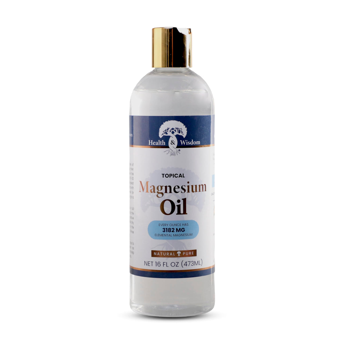 Health and Wisdom Aceite de Magnesio: aplicación suave en piel para alivio potencial