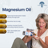 Health and Wisdom Magnesio para masaje muscular tras entrenamiento