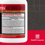 Health Concerns Aloe 22 – botella trasera, fórmula herbal para bienestar intestinal.
