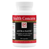 Health Concerns Astra Isatis, botella frente: posible apoyo a defensas y salud respiratoria diaria.