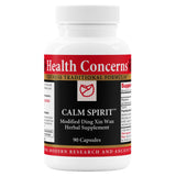 Health Concerns Calm Spirit: vista frontal de la botella para relajación diaria