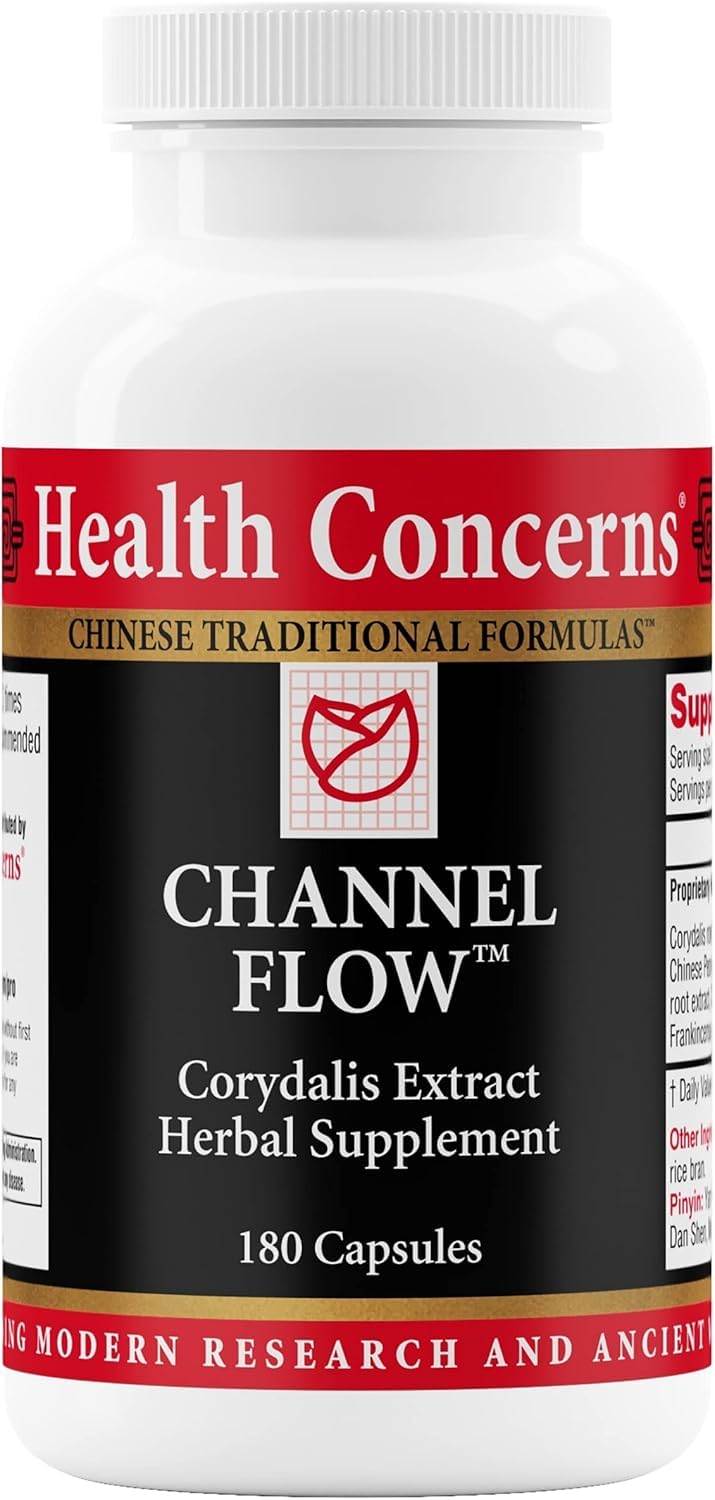 Health Concerns Channel Flow: botella vertiendo para apoyo a la relajación muscular