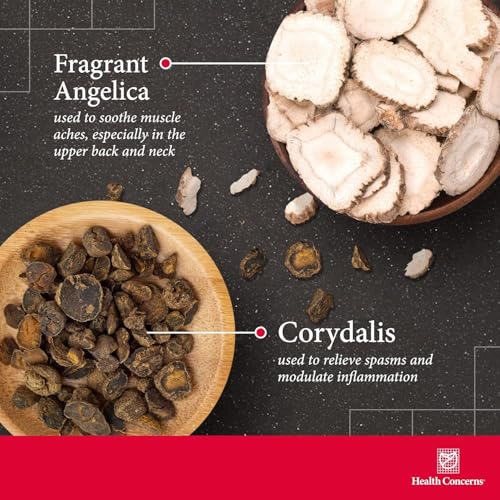Health Concerns Channel Flow: etiqueta frontal destacando ingredientes herbales