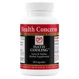 Health Concerns Isatis Cooling — botella frontal, apoyo general para equilibrio y bienestar diario.