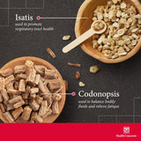Health Concerns Isatis Cooling — cápsulas vegetales, ingesta diaria para bienestar digestivo.