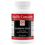 Health Concerns Marrow Plus: botella con cápsulas para apoyo sanguíneo diario.